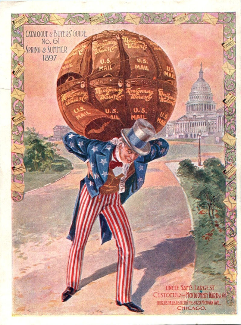 ミスターポールクルチイェーの絵です。(277/／300) 1893 Uncle Sam_Salesman
